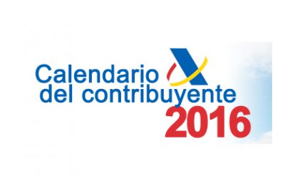 Calendario del contribuyente 2016